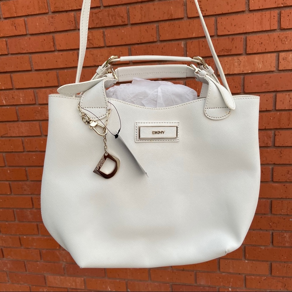 NWT White DKNY® Tote Bag